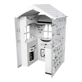 [Box_partner] My House1_ Paper house Play ( Kitchen ), Cardboard Playhouse _ Made in Korea
